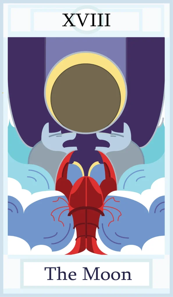 Tarot -18 The Moon